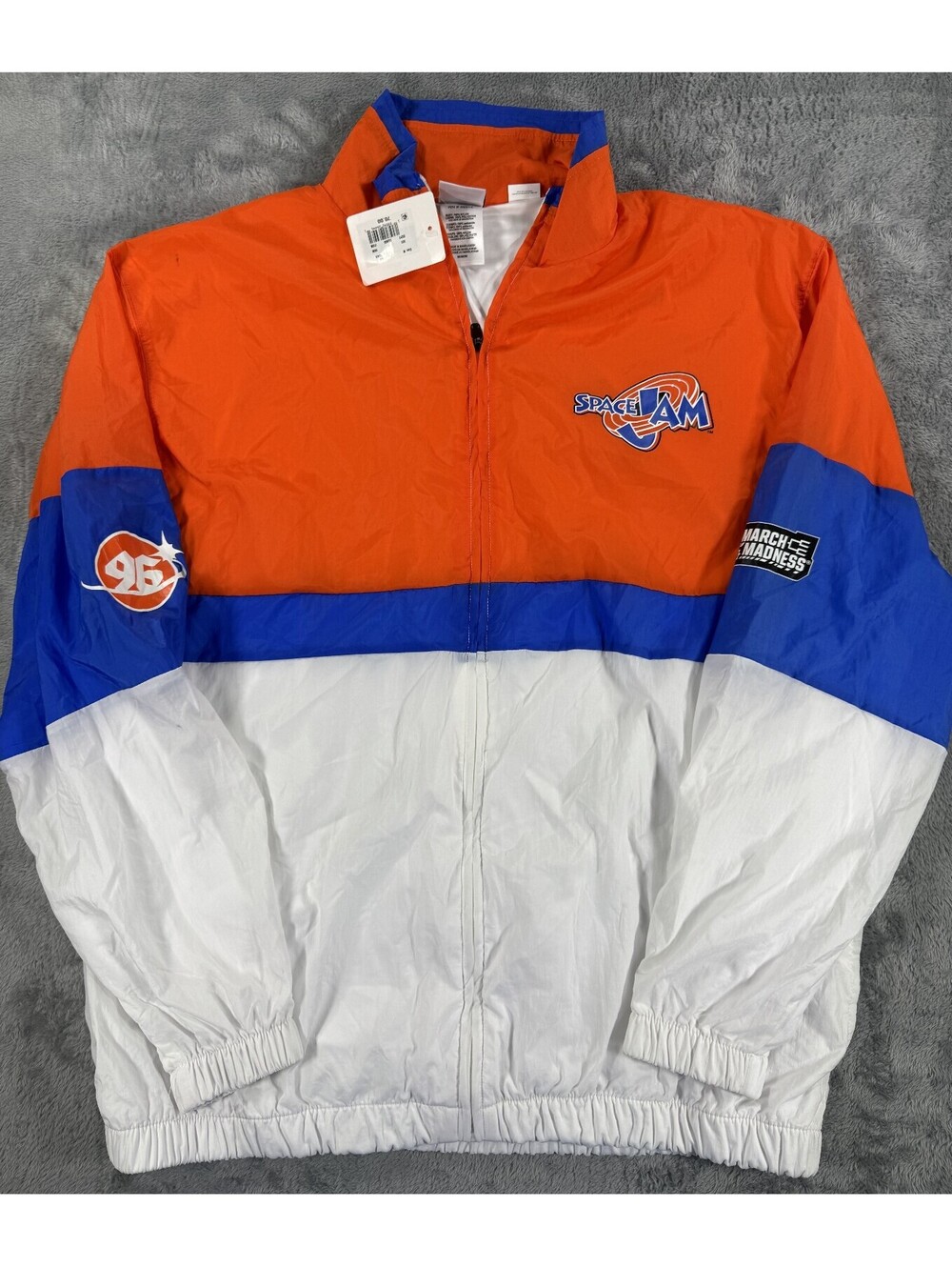 Champion Men's Space Jam Retro 90's Windbreaker Jacket M NWT 30th Anniversary